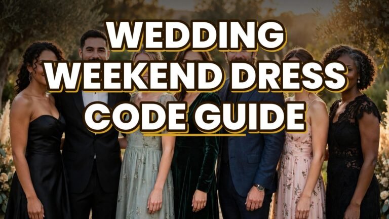 Wedding Weekend Dress Code Guide (2027)