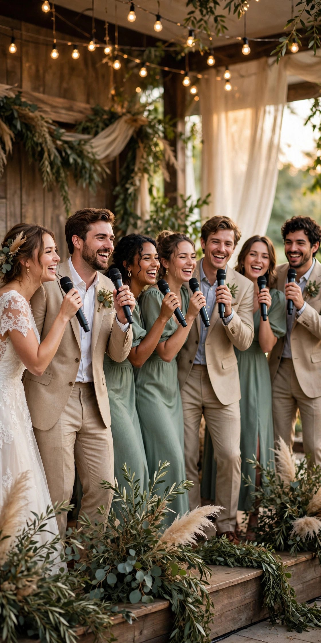 Wedding karaoke idea: Wedding Party Group Number