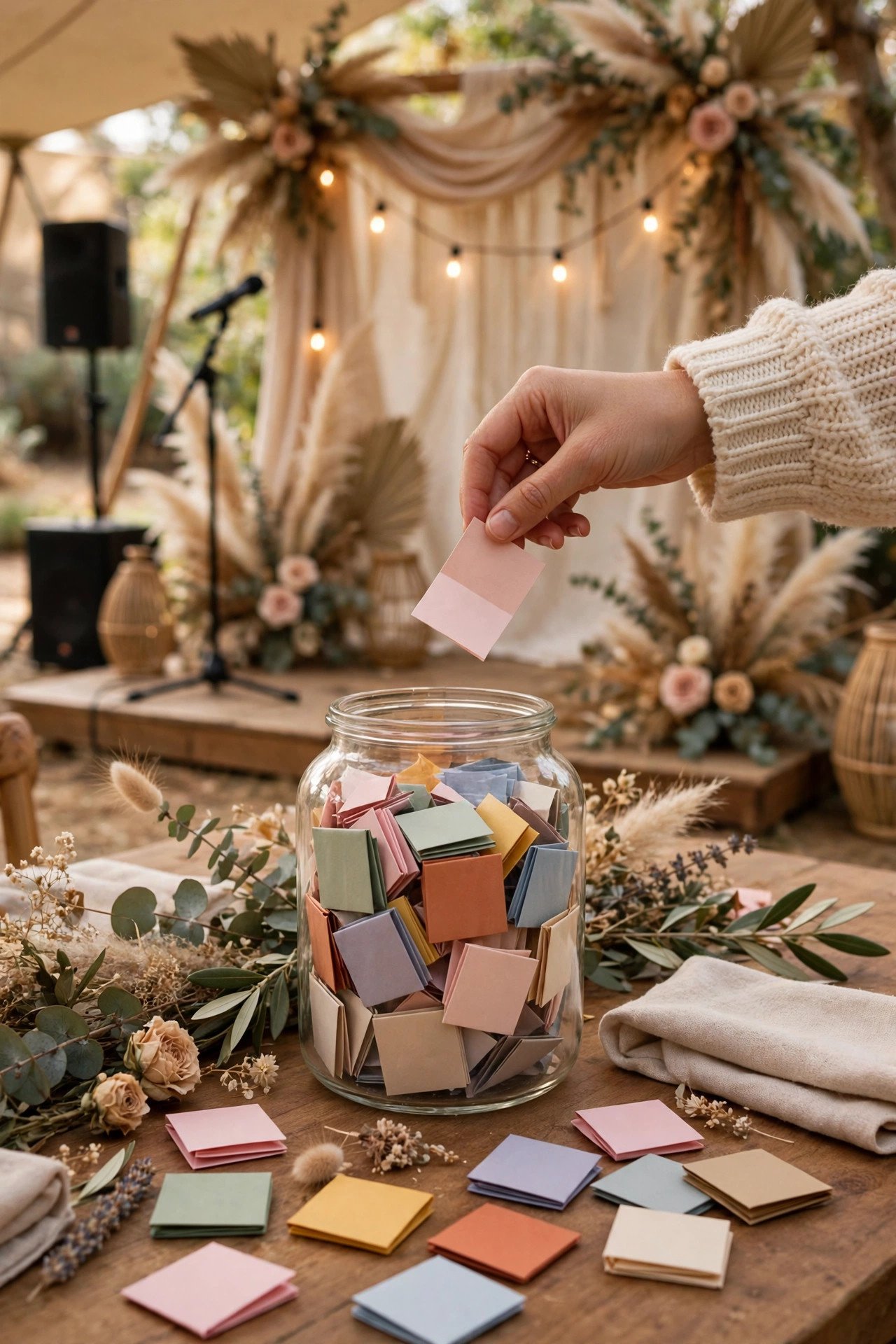 Wedding karaoke idea: Guest Request Jar