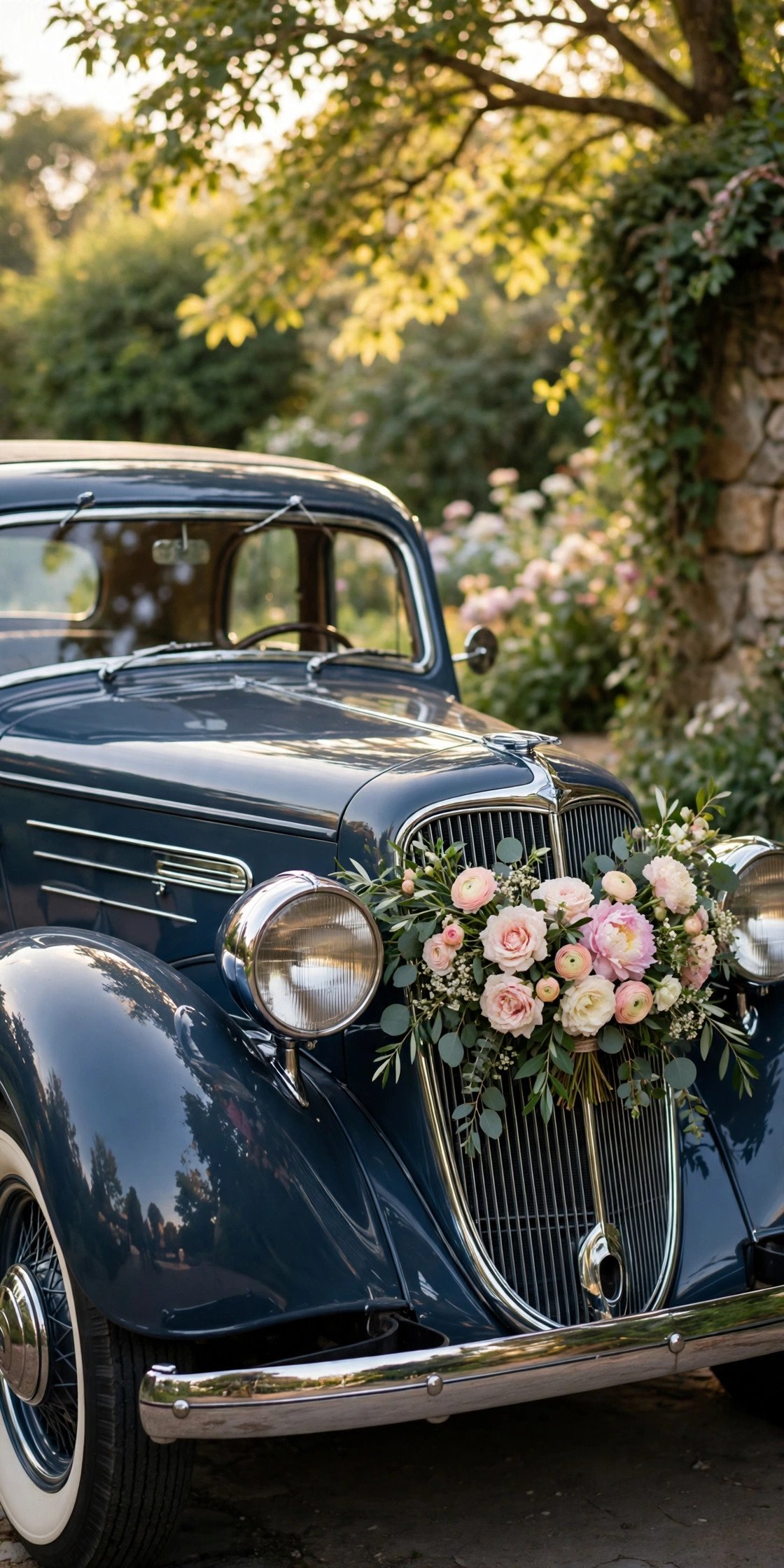 Vintage wedding car idea: 1930s-Style Classic Sedan