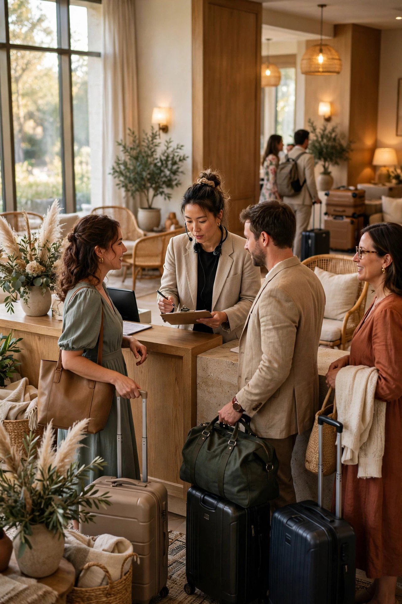 Wedding guest transportation idea: Coordinate Hotel Check-In Timing