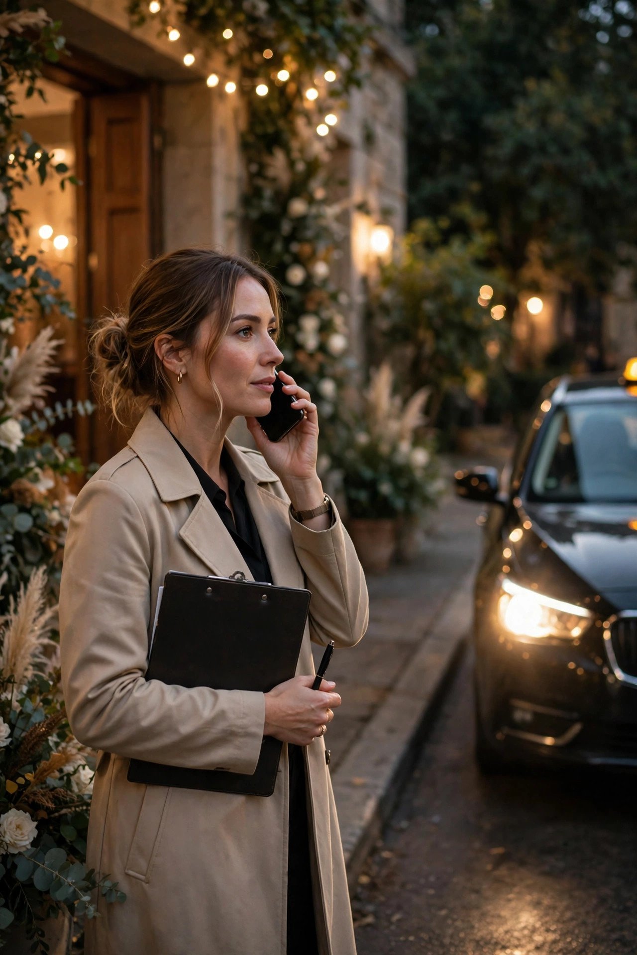Wedding guest transportation idea: Keep a Taxi Firm on Speed Dial