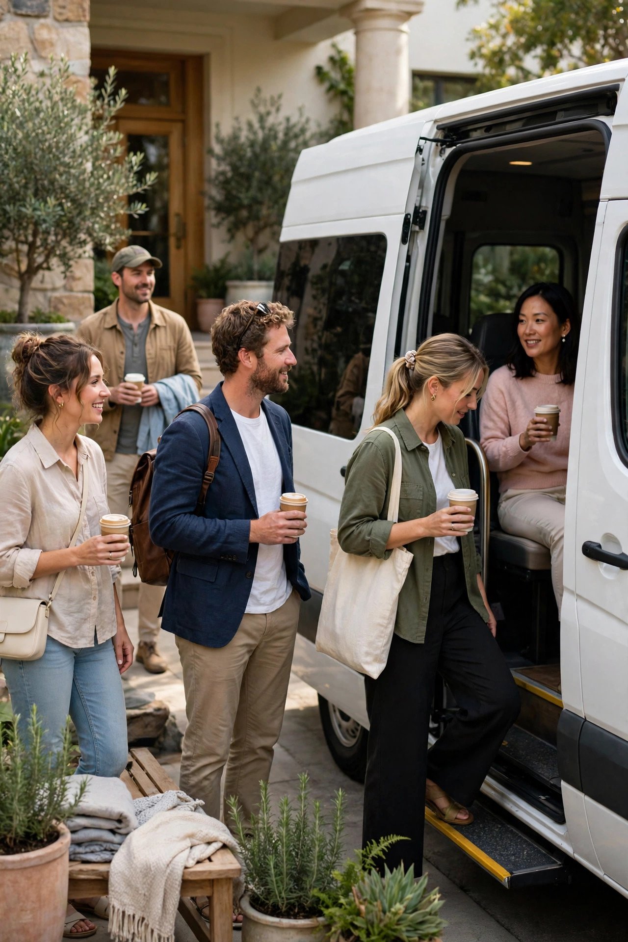 Wedding guest transportation idea: Arrange Next-Morning Brunch Shuttles
