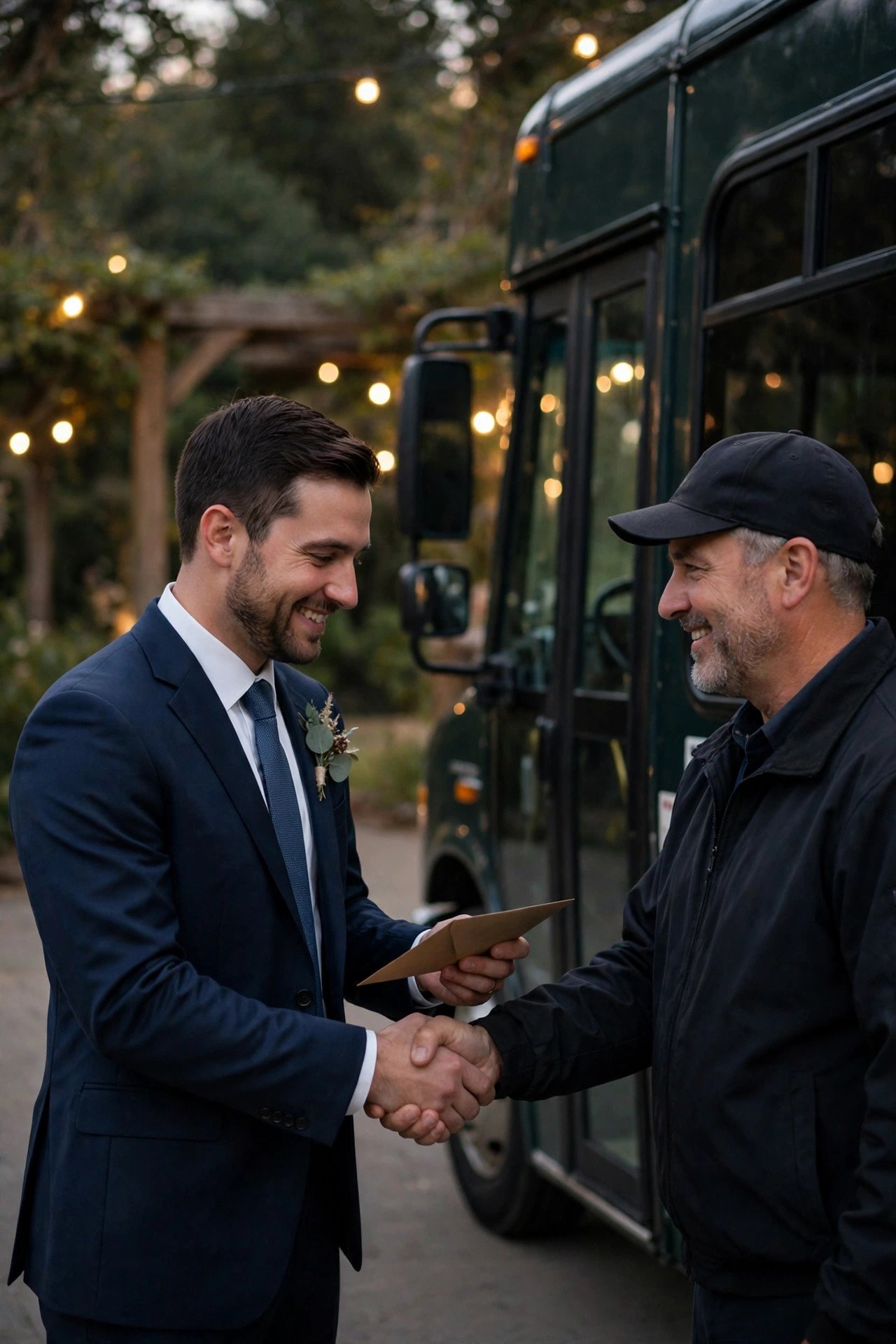 Wedding guest transportation idea: Thank and Tip Drivers Properly