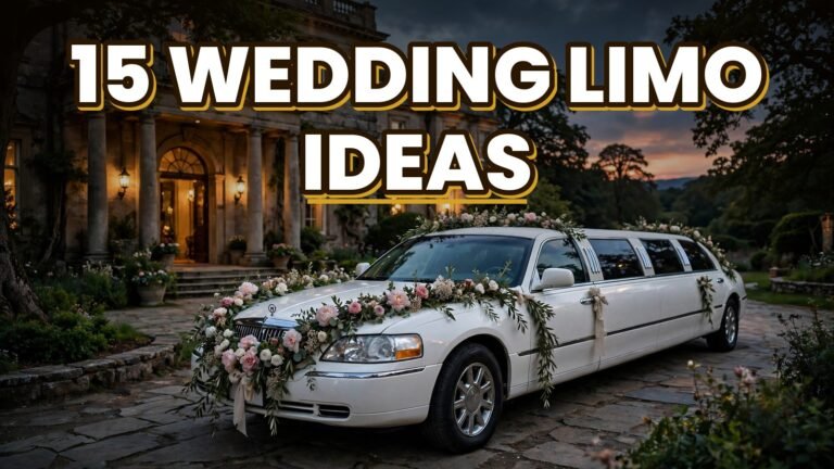 15 Wedding Limo Ideas (2027)