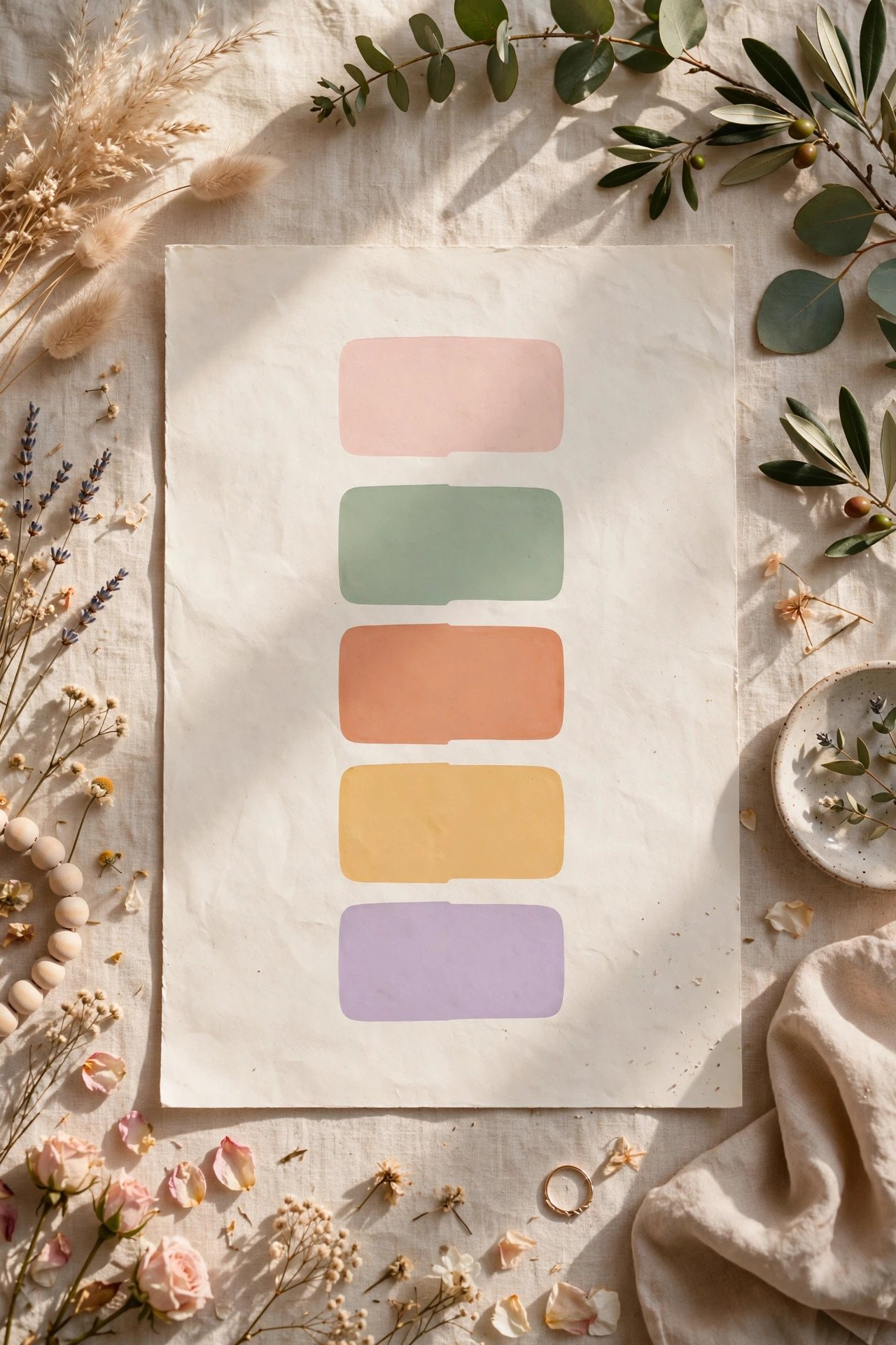 Wedding schedule with small gaps marked between each event