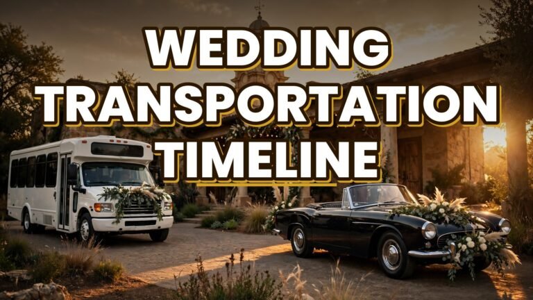 Wedding Transportation Timeline (2027)
