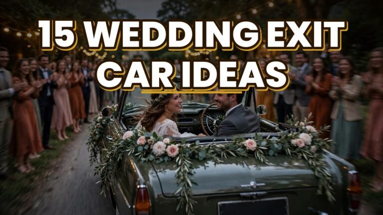 15 Wedding Exit Car Ideas (2027)