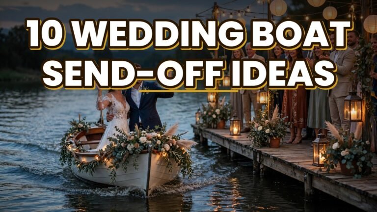 10 Wedding Boat Send-Off Ideas (2027)