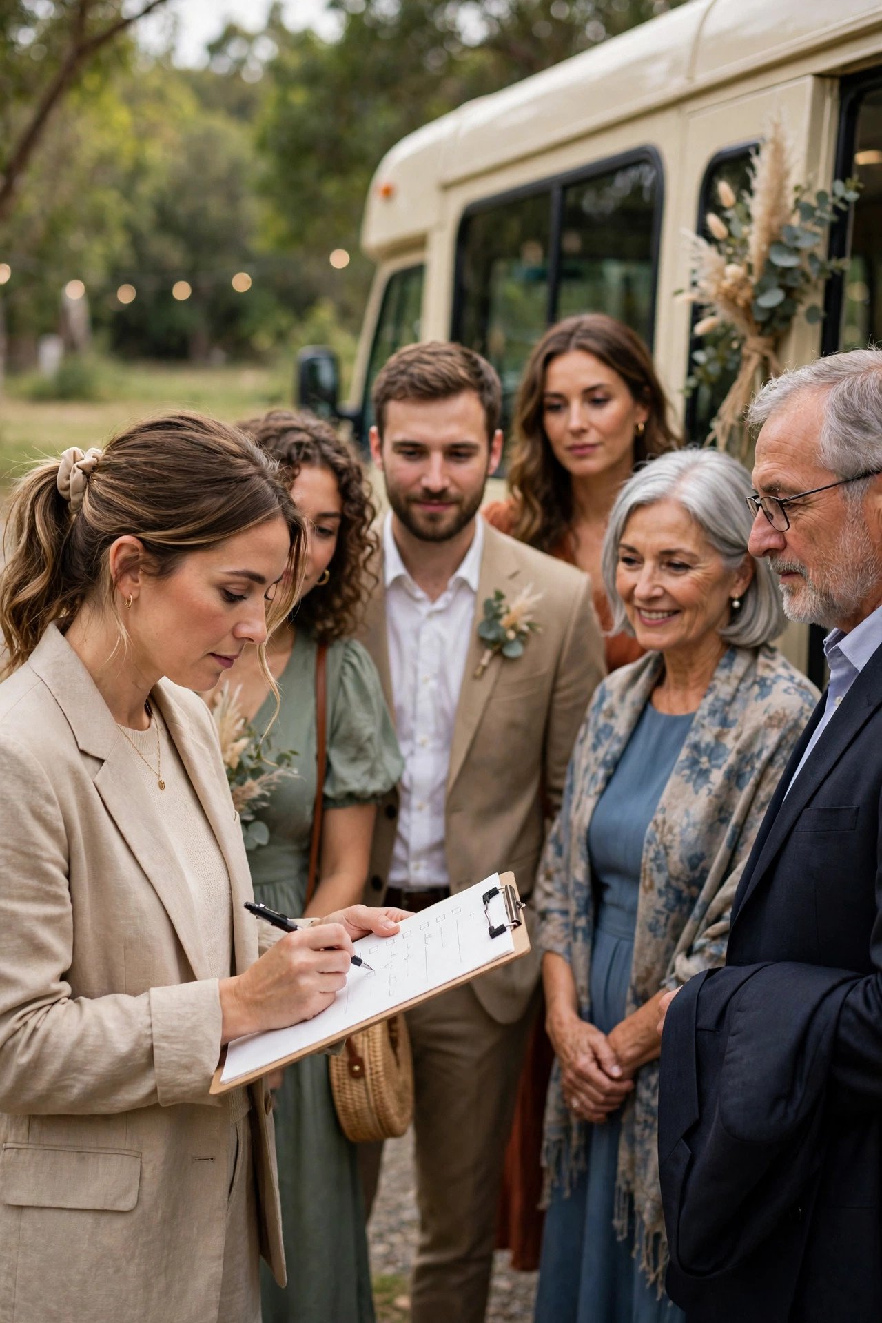 Count Every Rider Twice — wedding idea illustrated for 15 Wedding Transportation Tips