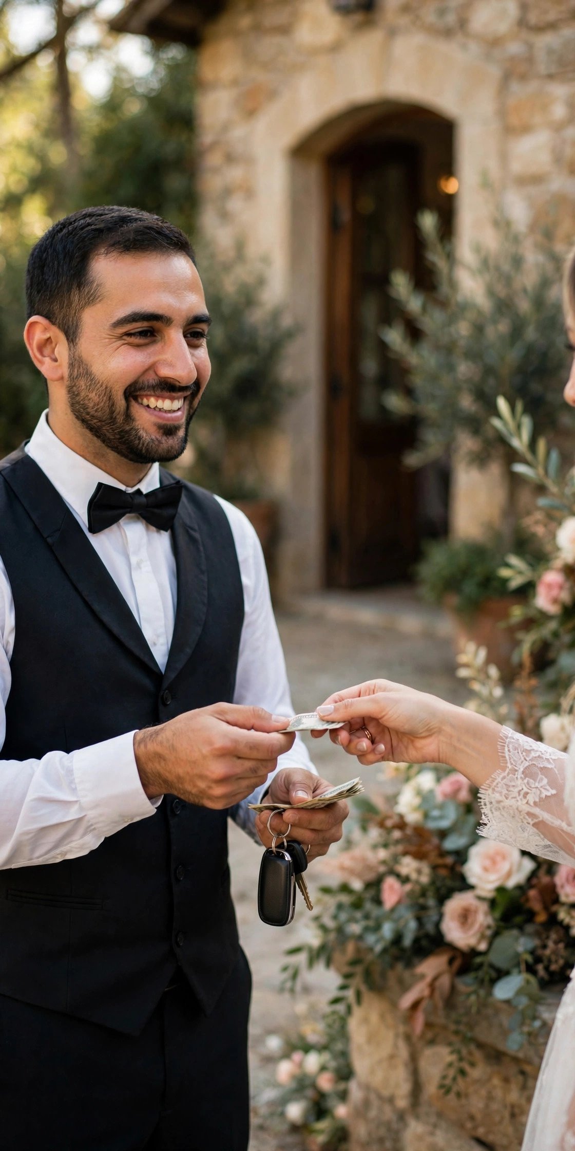 Tip Valet Attendants Per Car or Per Shift — wedding idea illustrated for Do You Tip Wedding Transportation Drivers?