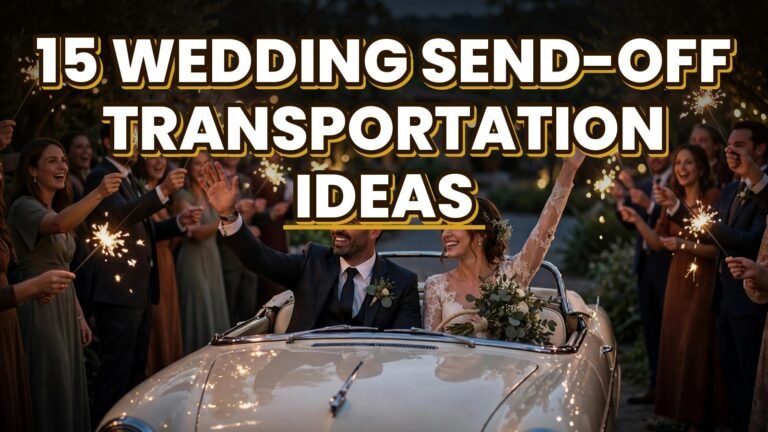 15 Wedding Send-Off Transportation Ideas (2027)