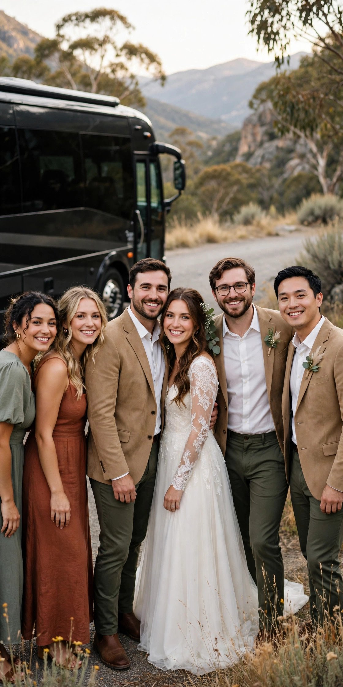 Build a Photo-Stop Route — wedding idea illustrated for 15 Wedding Party Bus Ideas