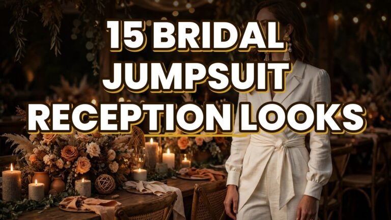 15 Bridal Jumpsuit Reception Looks (2027)