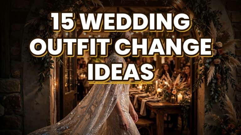 15 Wedding Outfit Change Ideas (2027)