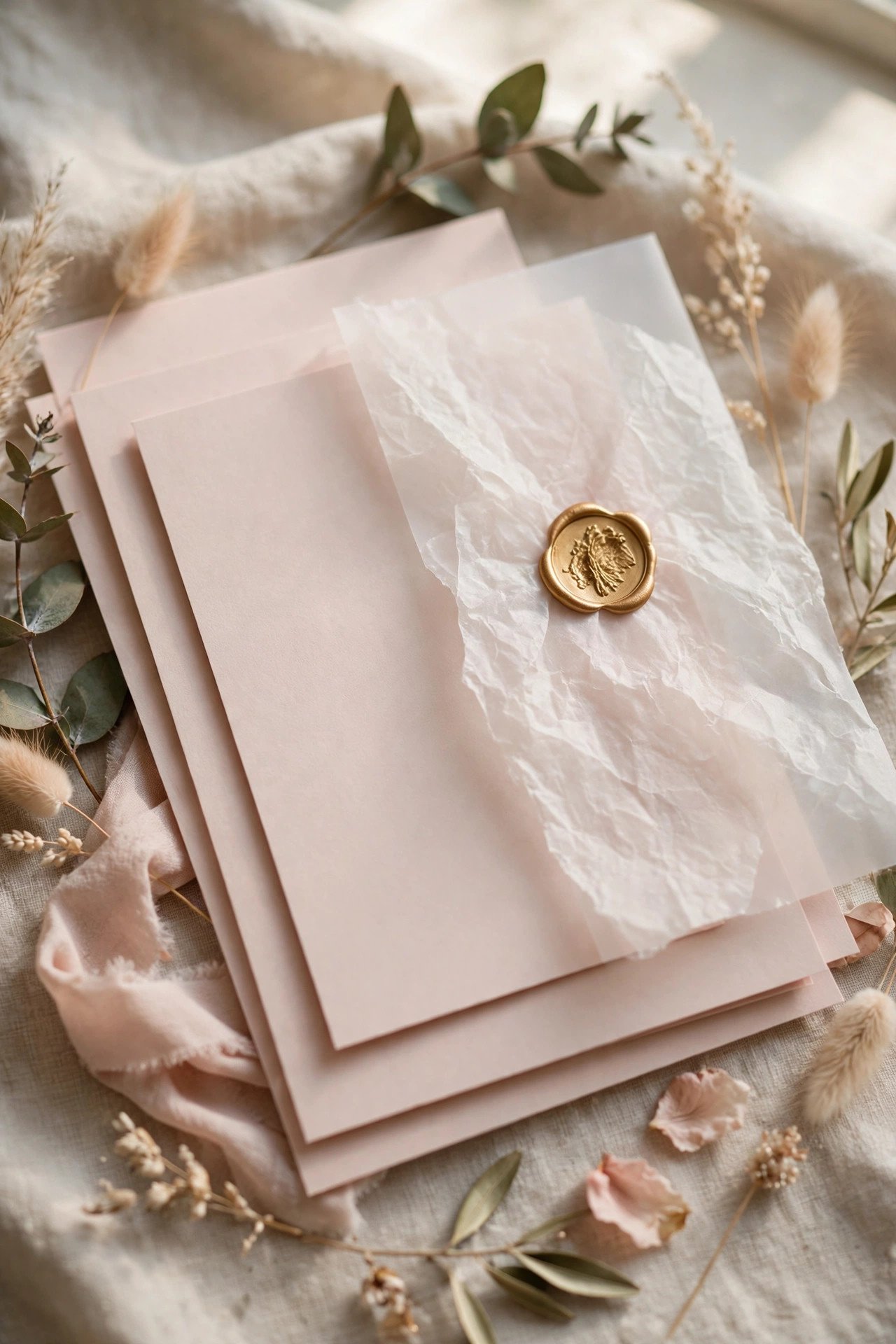 Wedding invitation wording example — Mother and Stepfather Hosting — Father Honoured