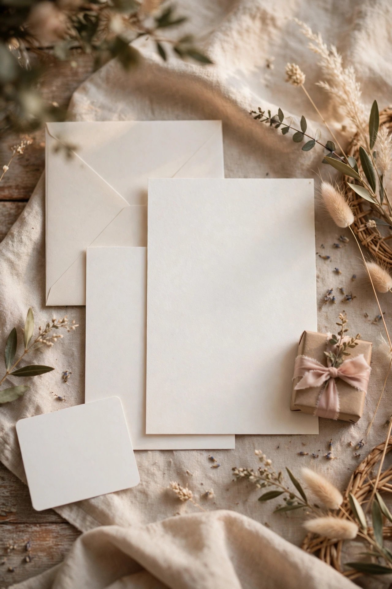 Wedding invitation wording example — Registry and Gifts Line