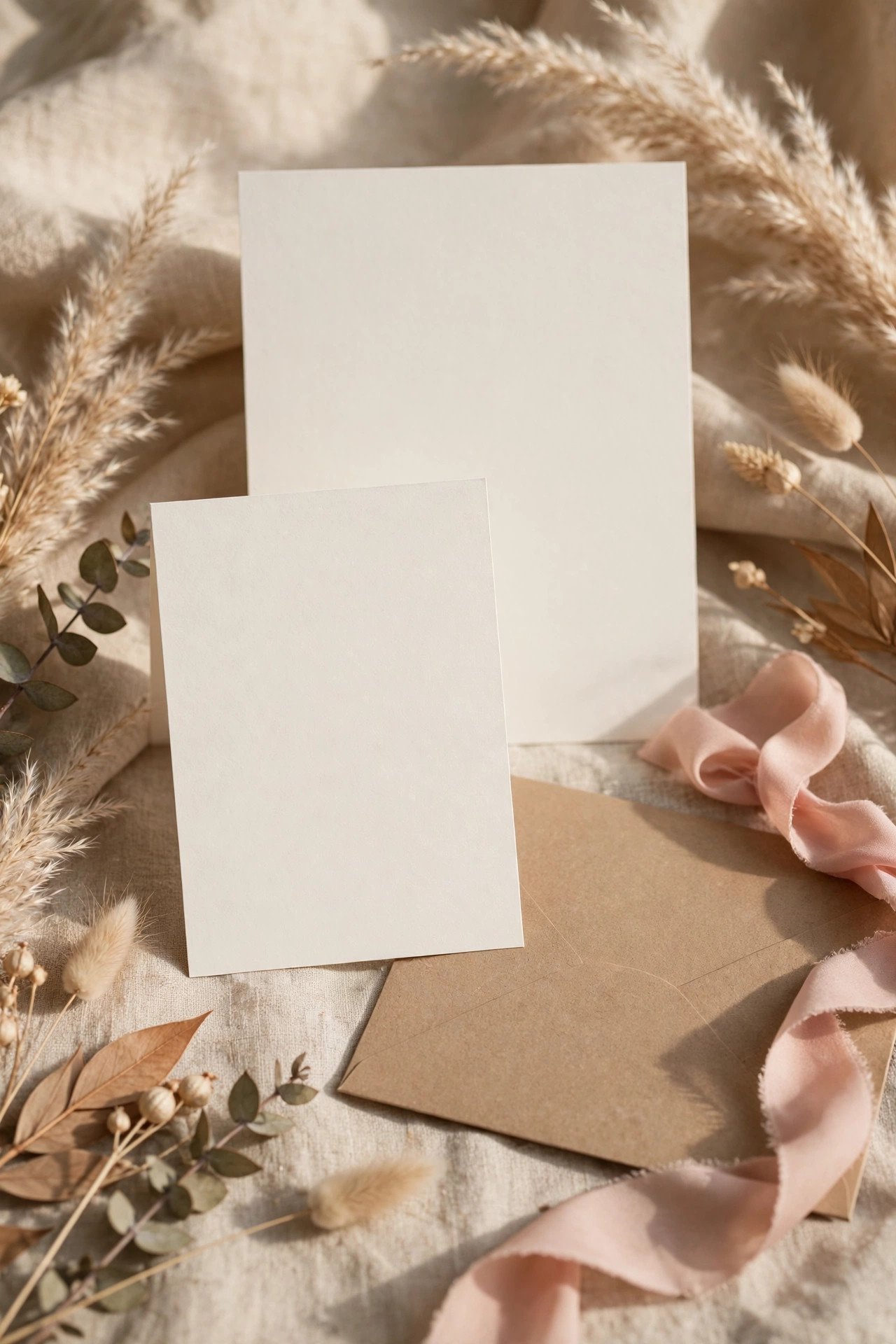 Separate reception card with adults-only wording printed on it