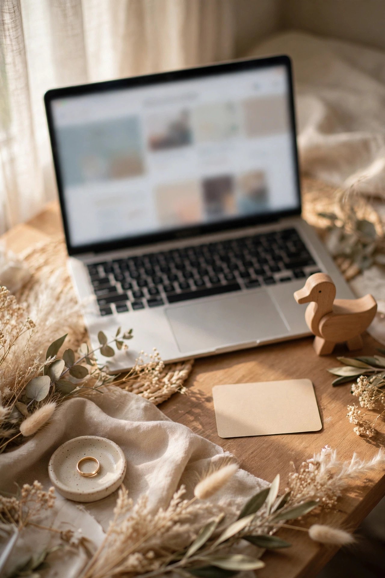 Wedding website listing arranged childcare and sitter options for guests