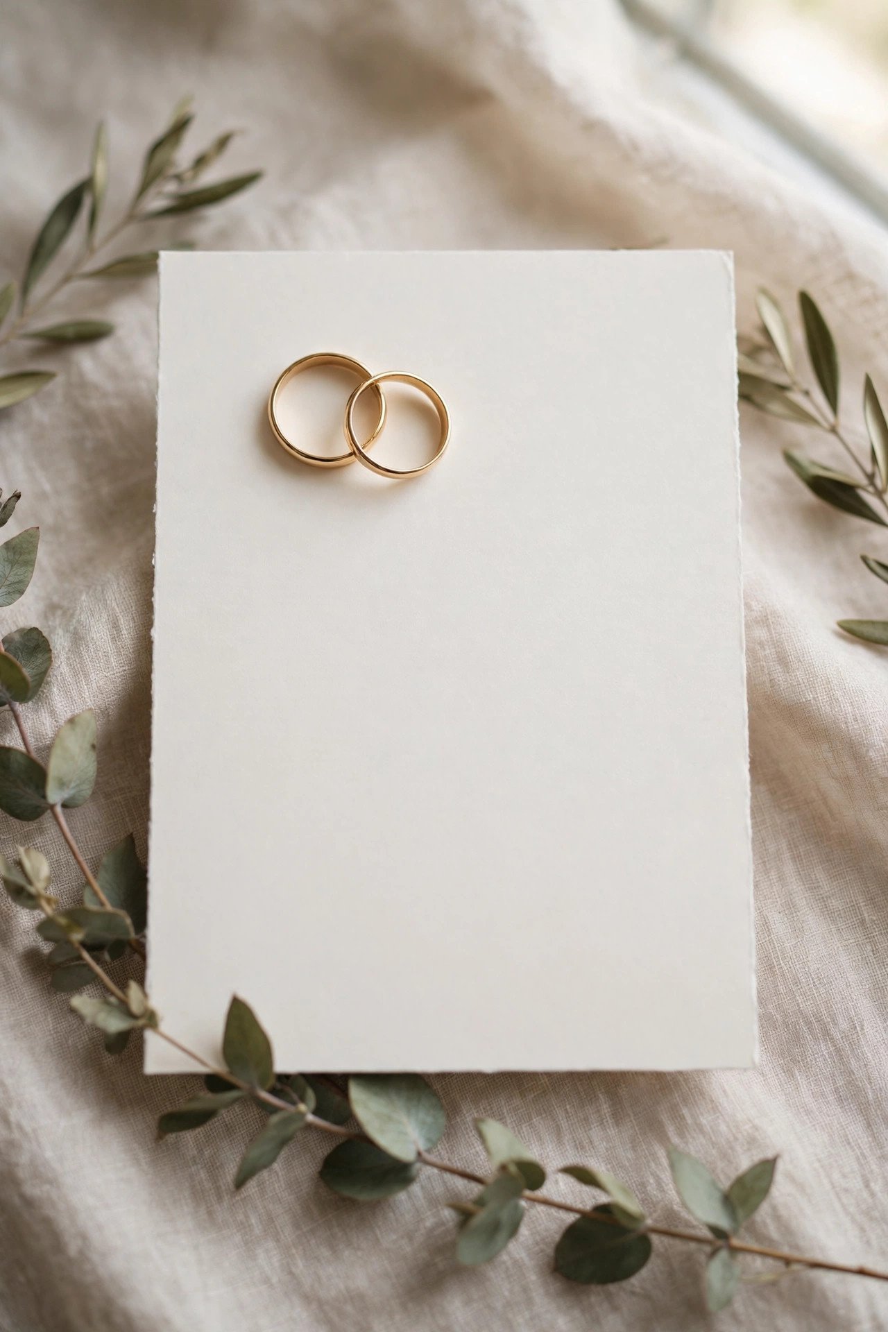 Formal invitation hosted by the couple themselves