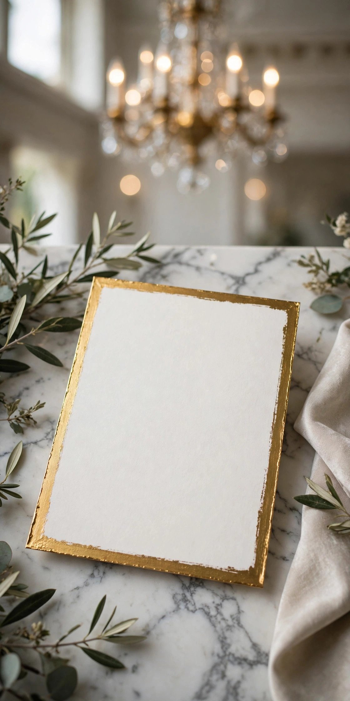 Formal invitation for an intimate but grand celebration