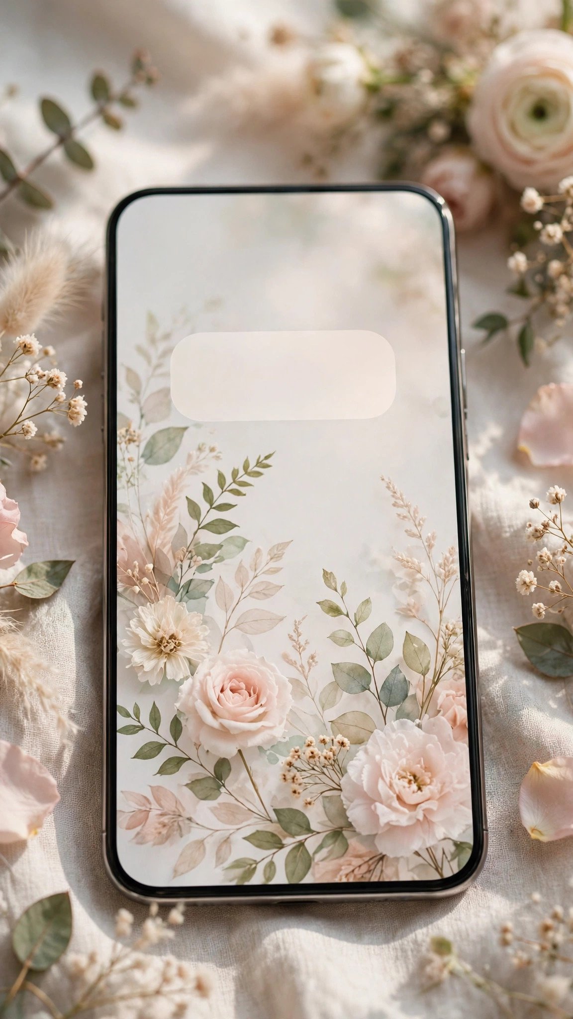 Gentle RSVP reminder message shown on a phone lock screen