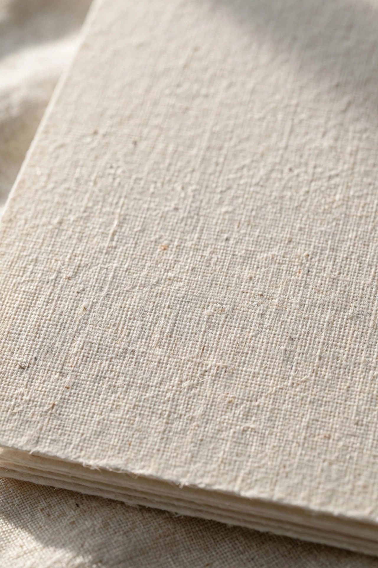 Linen textured invitation cardstock with a woven crosshatch finish