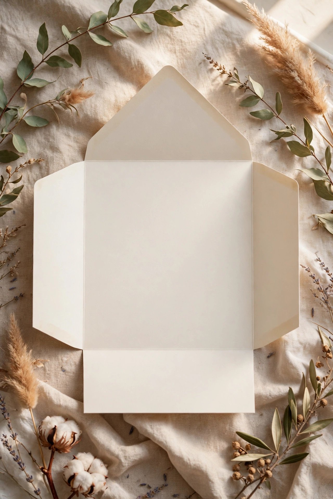Inner envelope with names written in its traditional placement