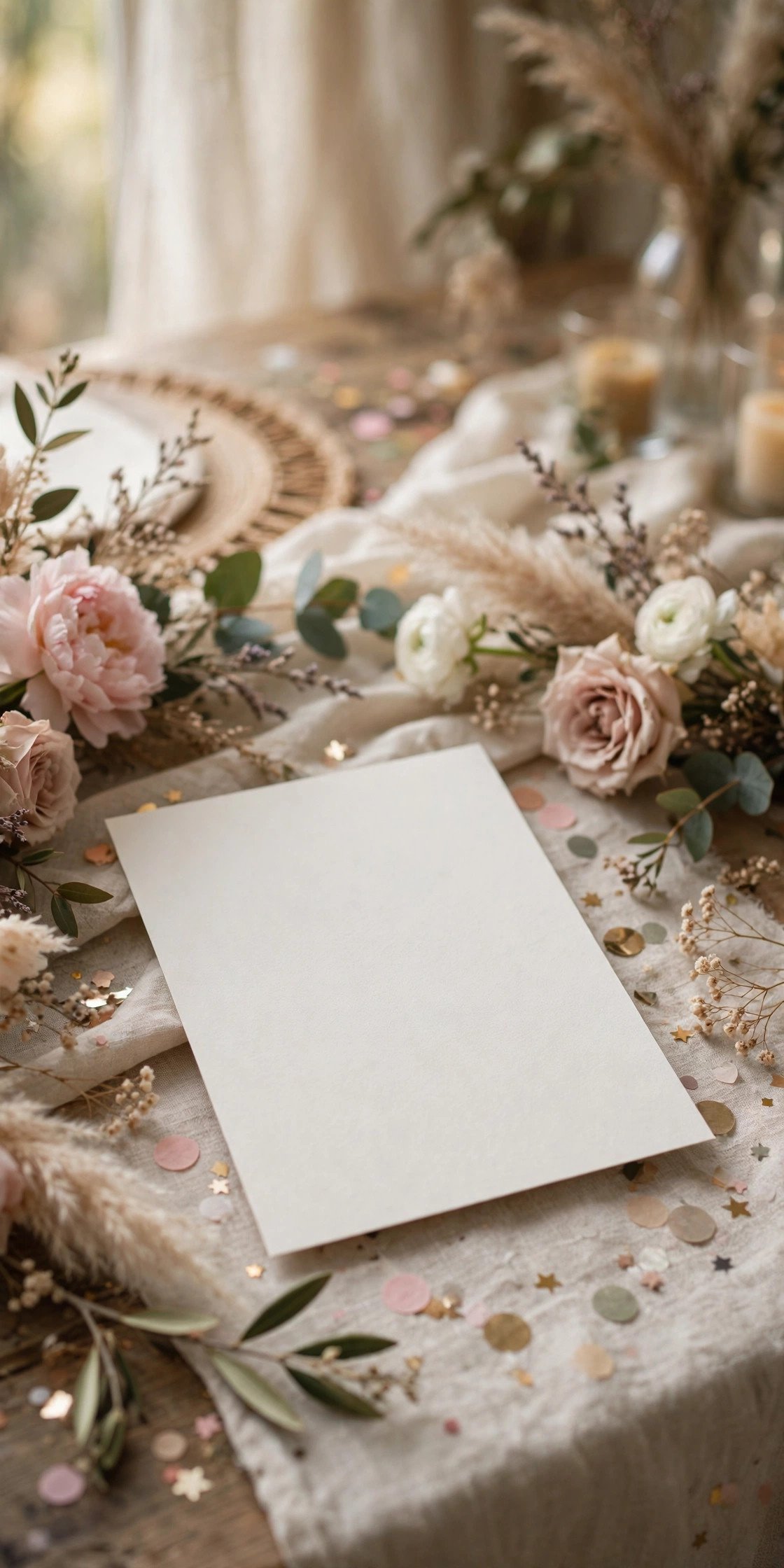 A celebration invitation for a party after a private ceremony
