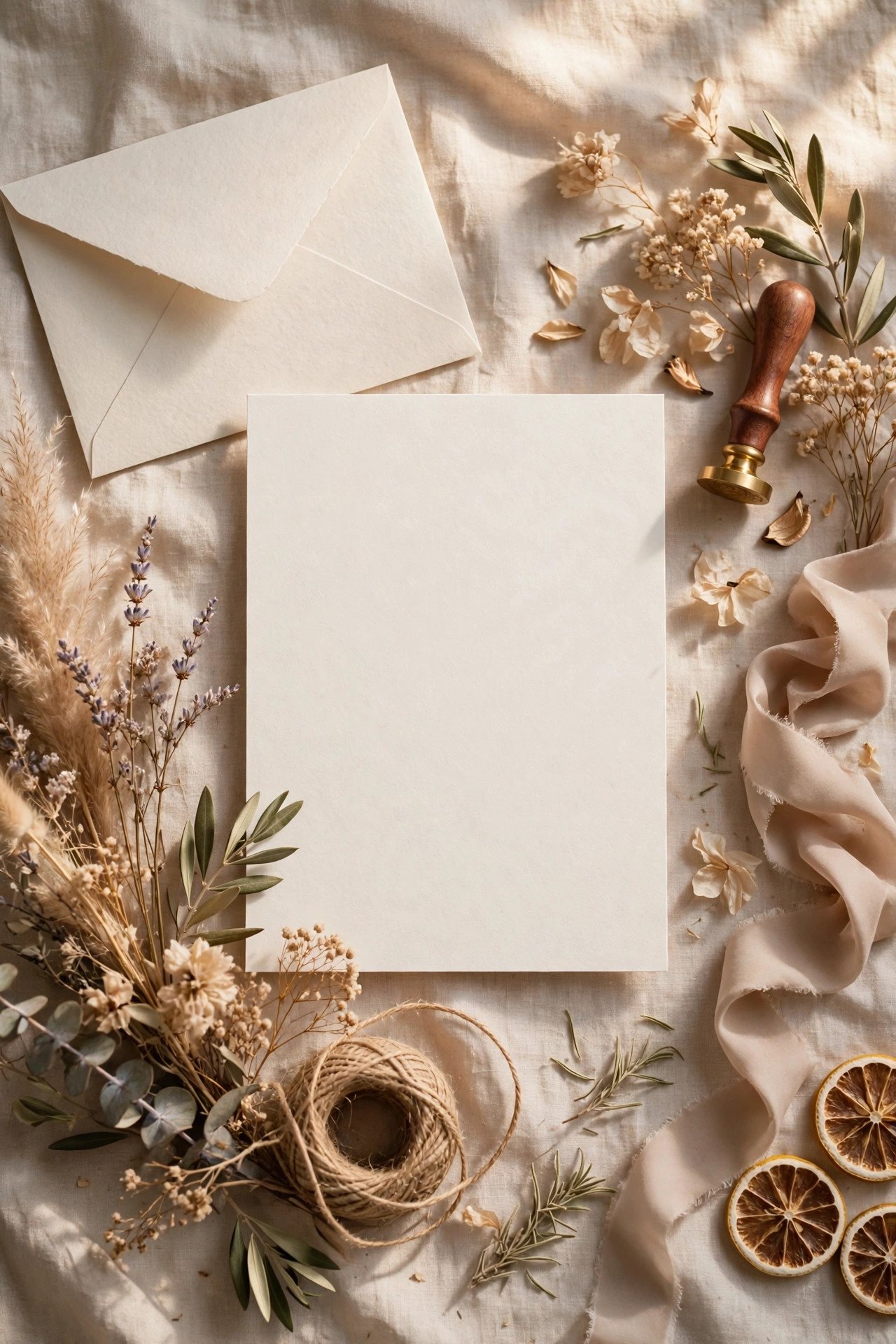 Wedding stationery suite piece: details and accommodation card