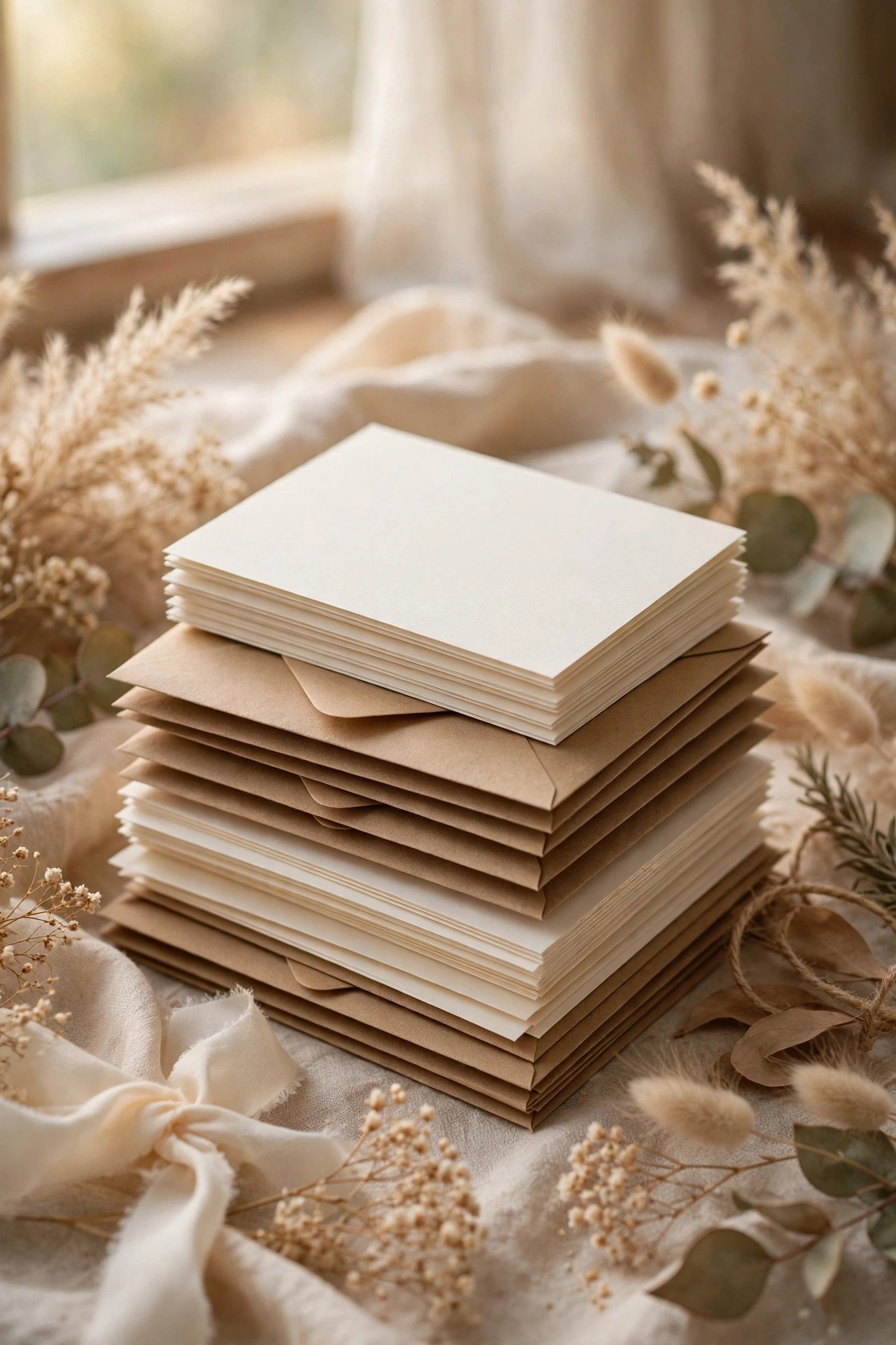 Wedding stationery suite piece: extras and spares allowance