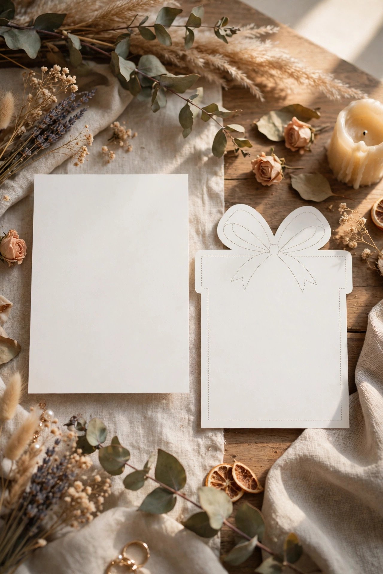 Engagement party invitation showing no-gifts wording, said gracefully wording