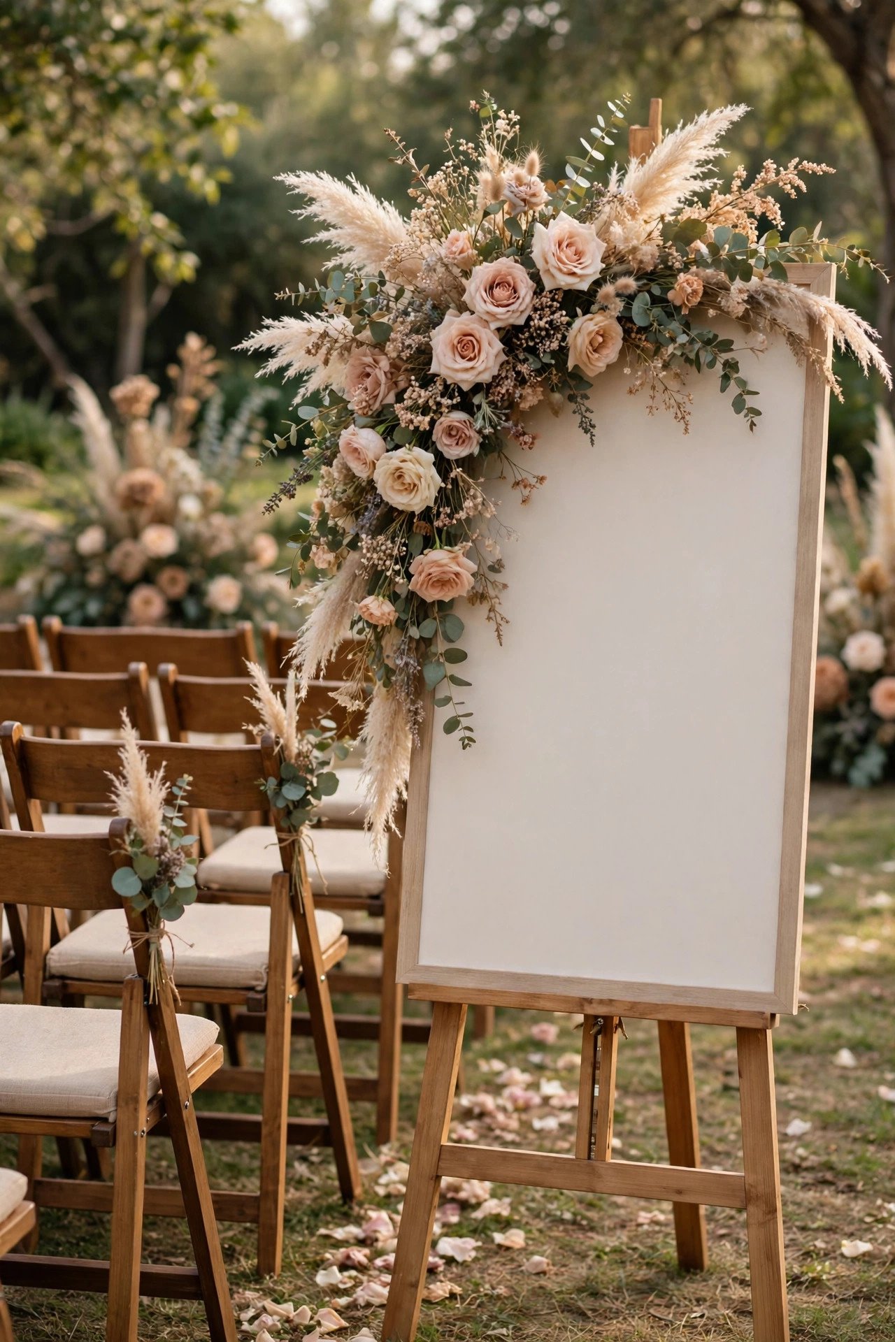 The Order of Events Sign — wedding sign idea from the complete signage checklist