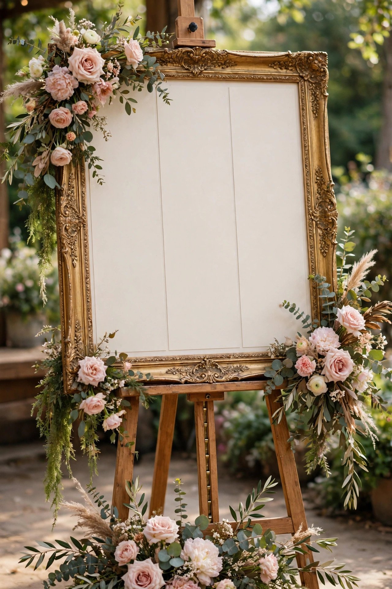 The Seating Chart Display — wedding sign idea from the complete signage checklist