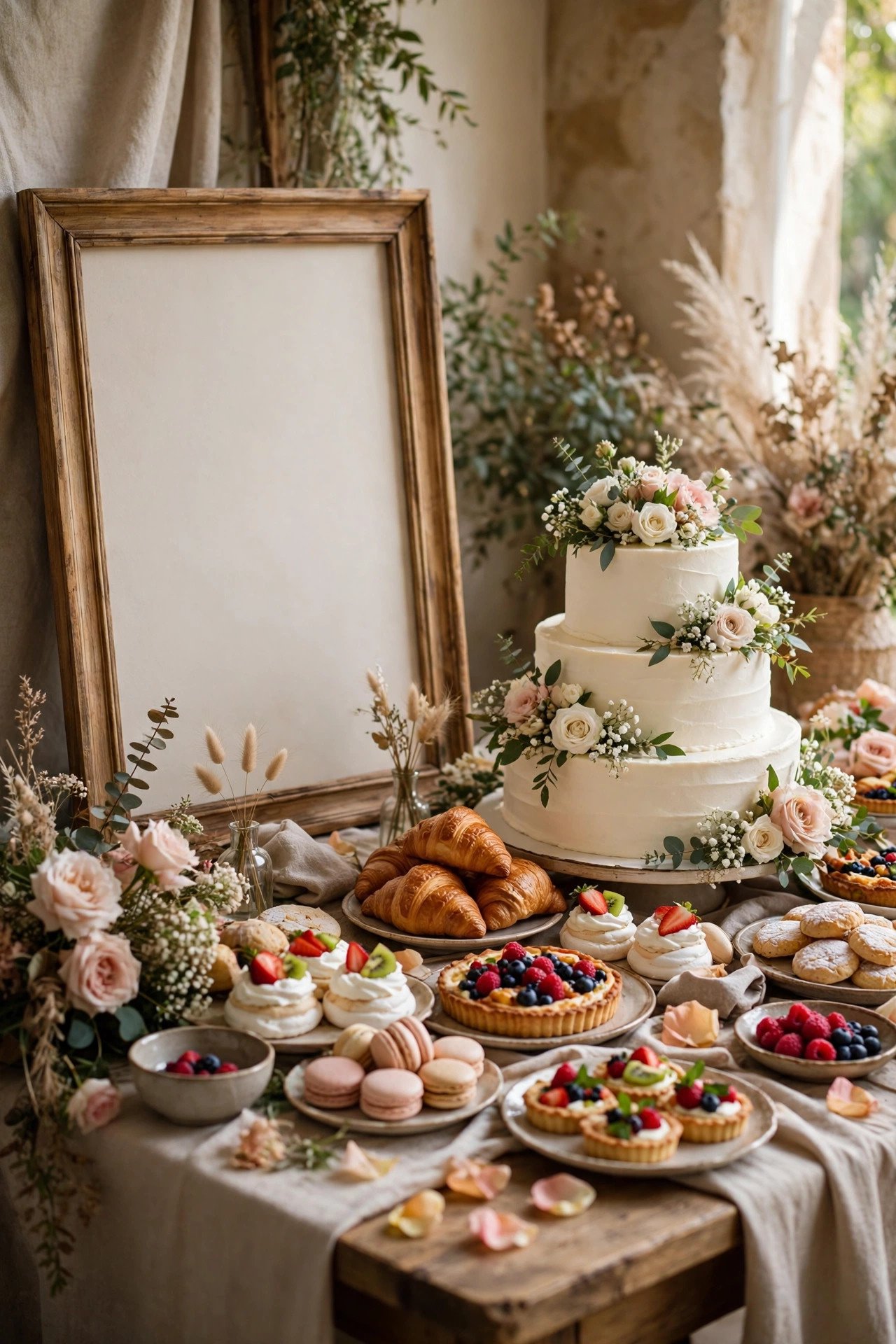 The Dessert Table Sign — wedding sign idea from the complete signage checklist