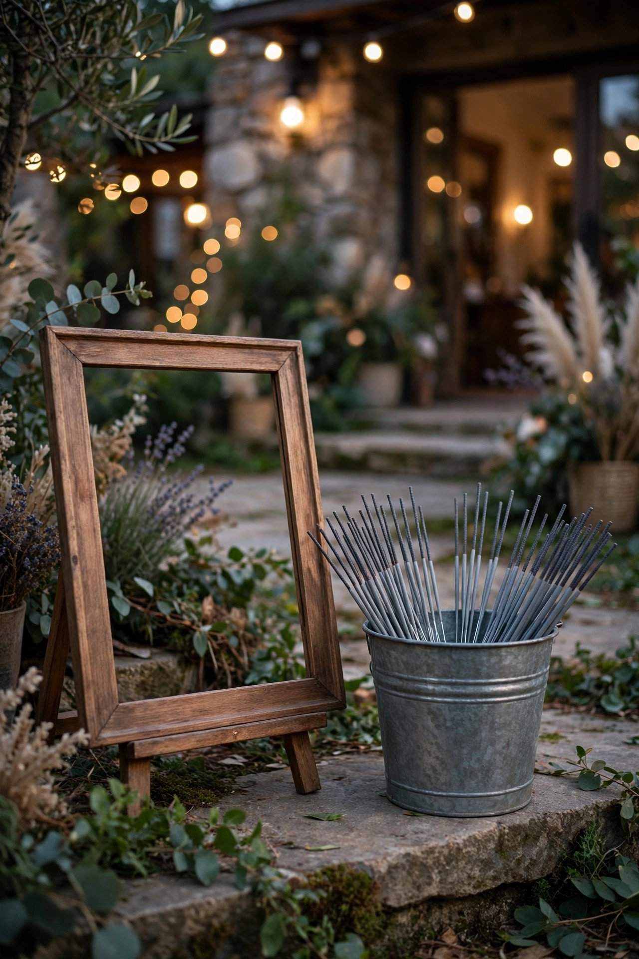 The Sparkler Send-Off Sign — wedding sign idea from the complete signage checklist