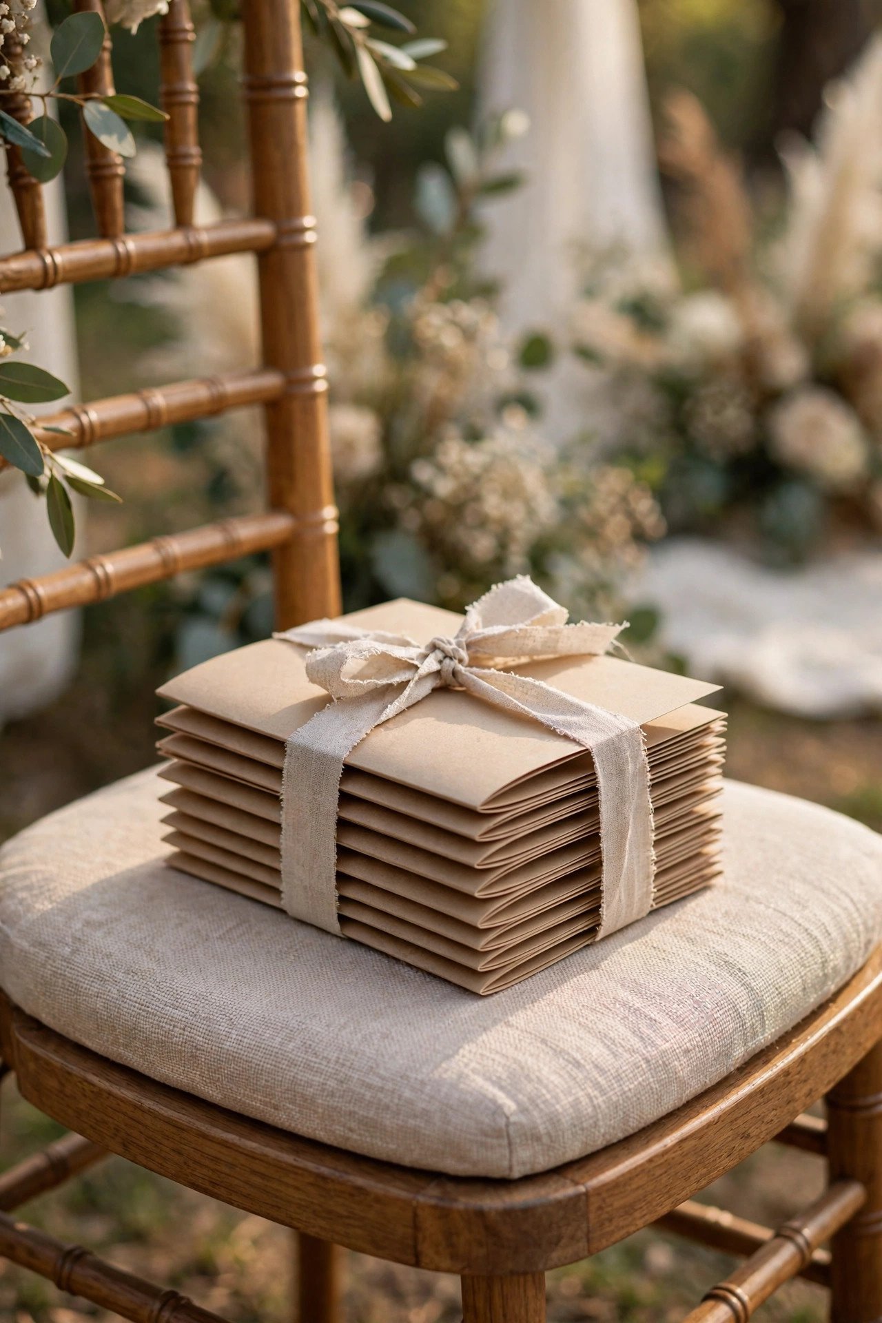 Ceremony Programs — wedding paper goods budget line with typical price guidance