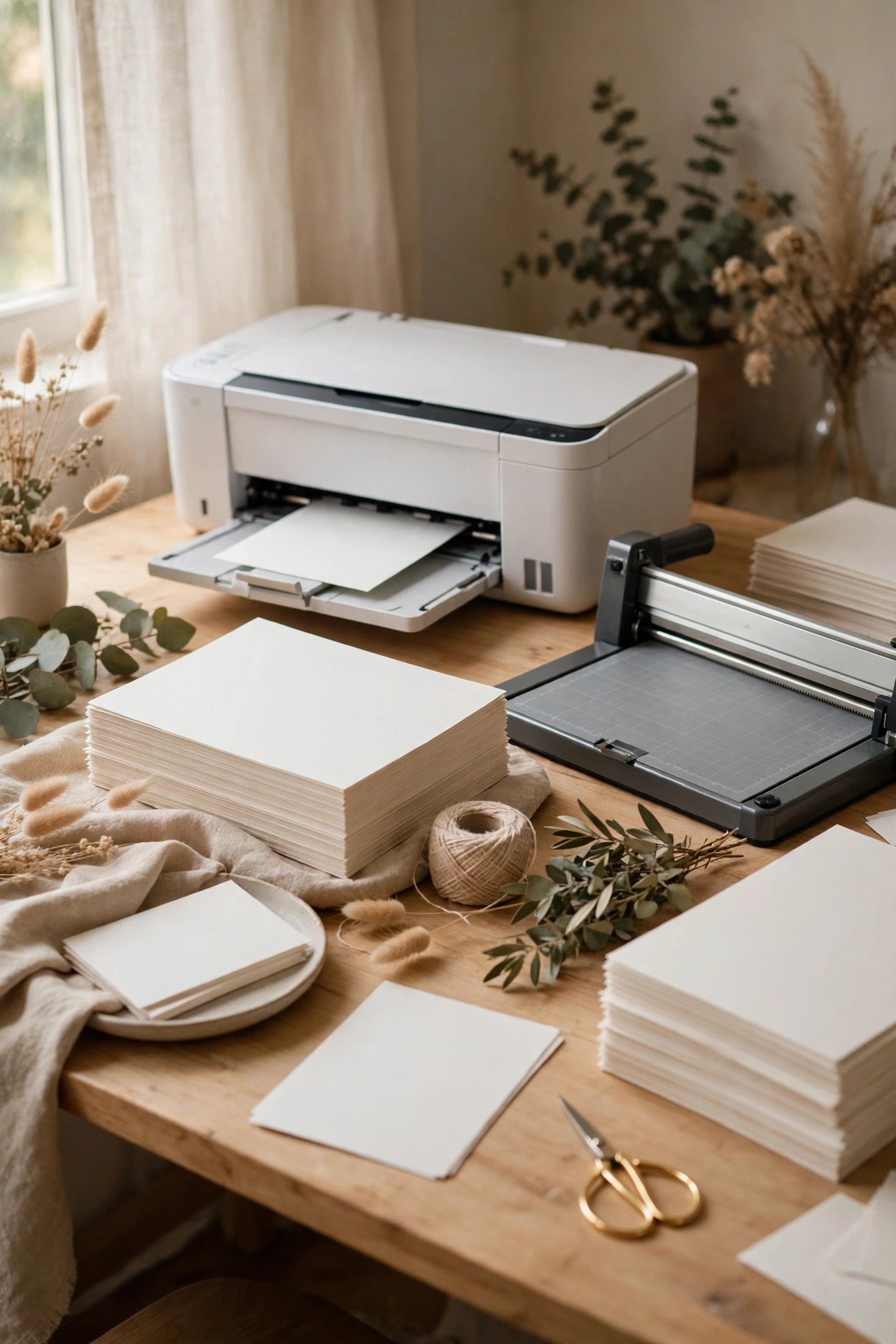 DIY Printing: Real Savings, Real Costs — wedding paper goods budget line with typical price guidance