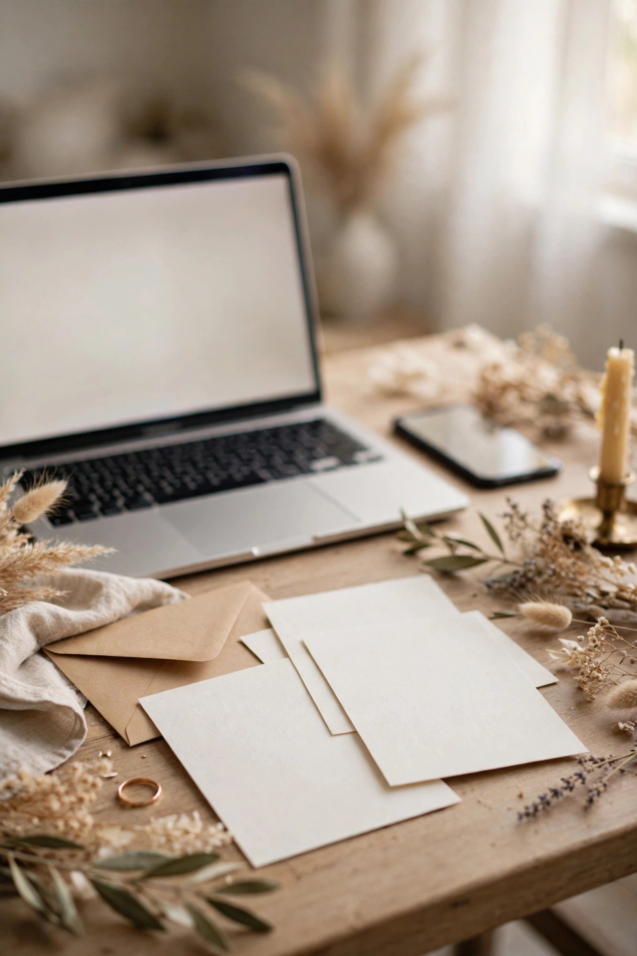 Digital RSVPs and Websites: The Savings Engine — wedding paper goods budget line with typical price guidance