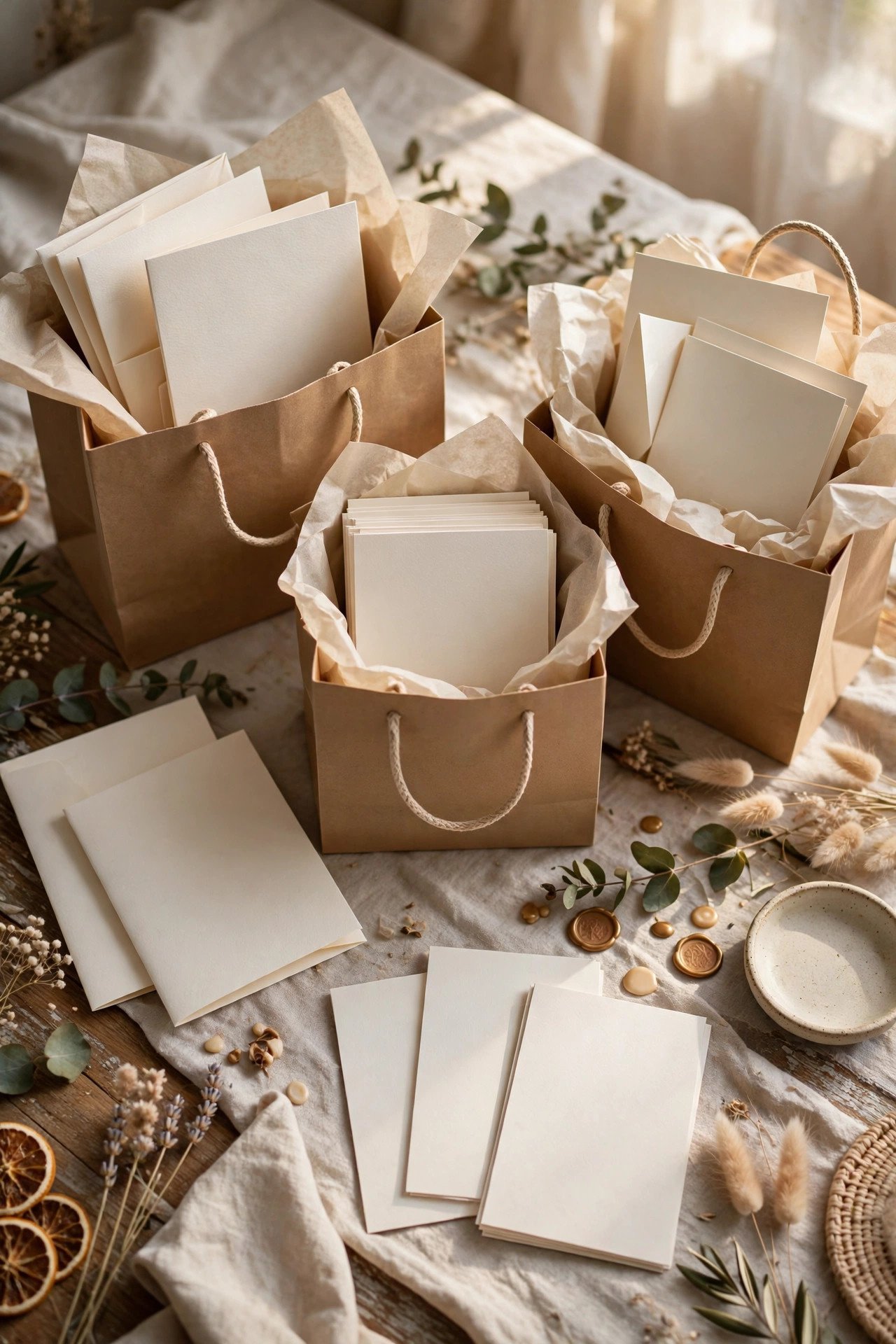 Welcome Letters and Itinerary Cards — wedding paper goods budget line with typical price guidance
