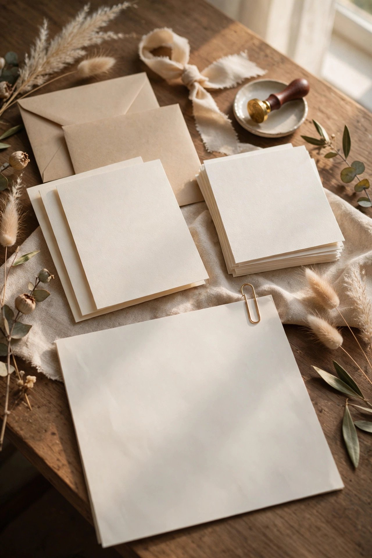 Sample Budget: 50 Households, Thoughtful Spend — wedding paper goods budget line with typical price guidance