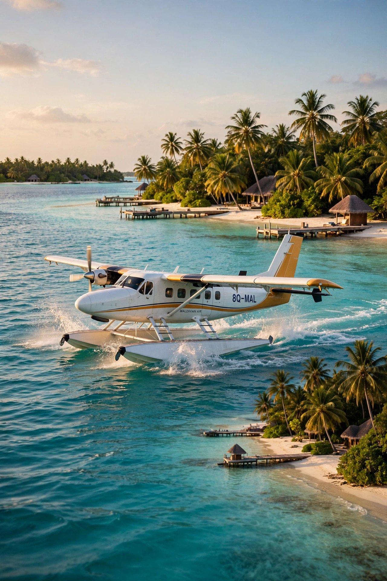 The Seaplane Arrival Experience — Maldives honeymoon highlight for a romantic island stay