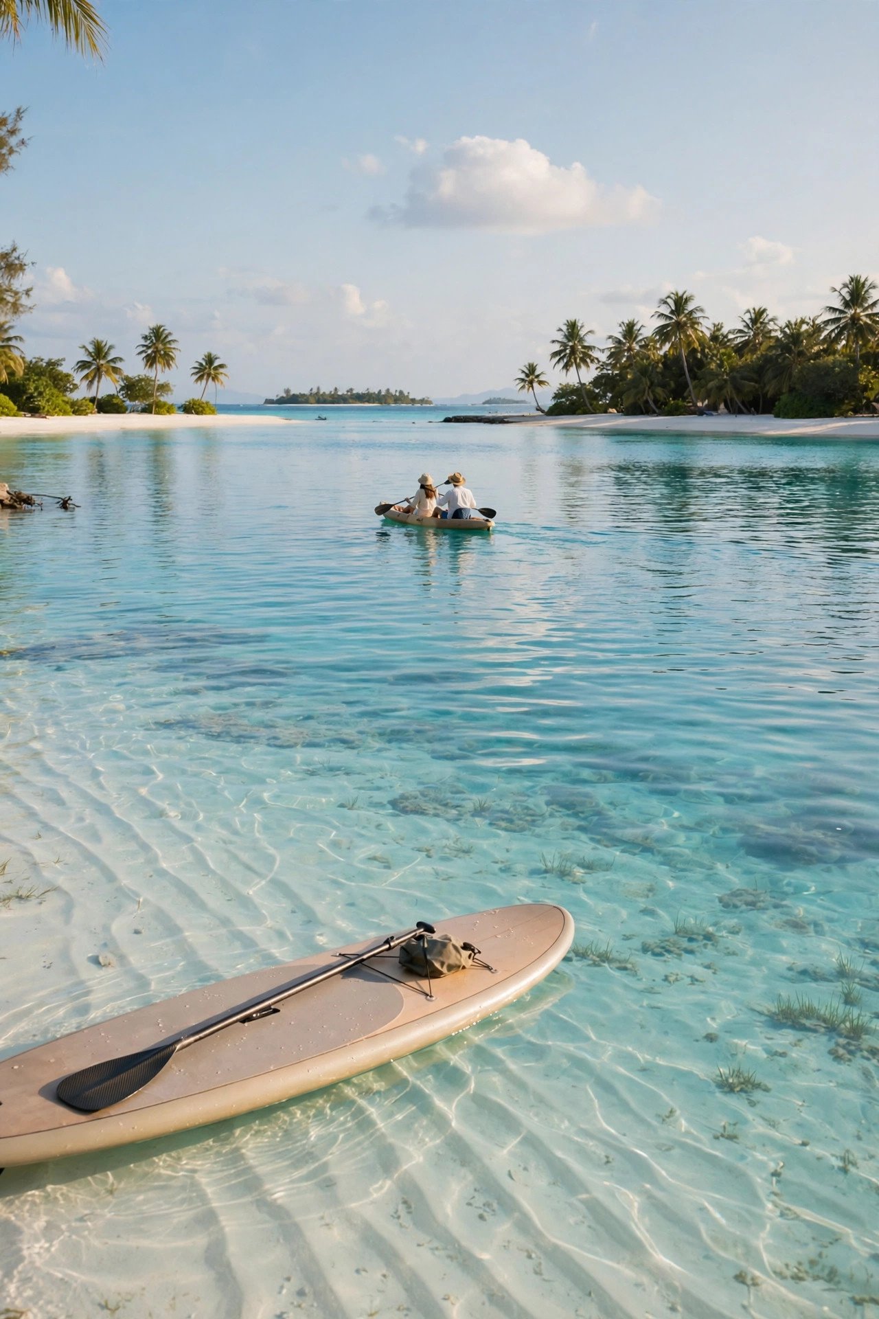Kayaking and Paddleboarding the Lagoon — Maldives honeymoon highlight for a romantic island stay
