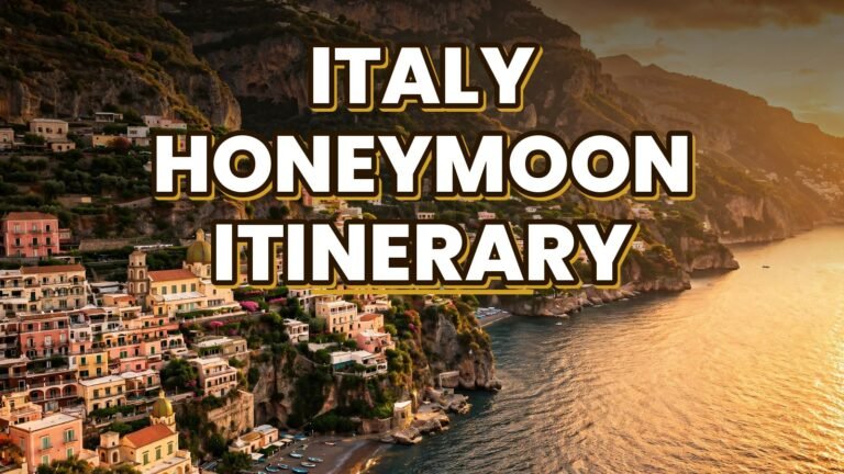 Italy Honeymoon Itinerary (2027)