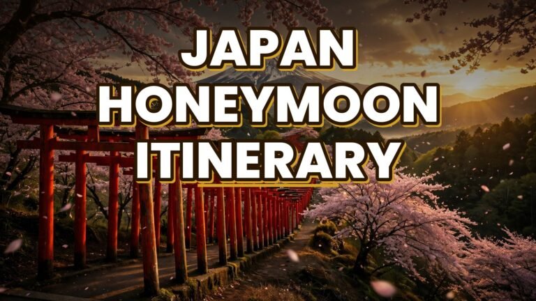 Japan Honeymoon Itinerary (2027)