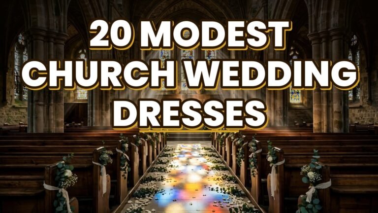 20 Modest Church Wedding Dresses (2027)
