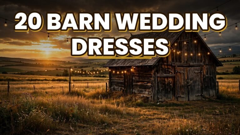 20 Barn Wedding Dresses (2027)