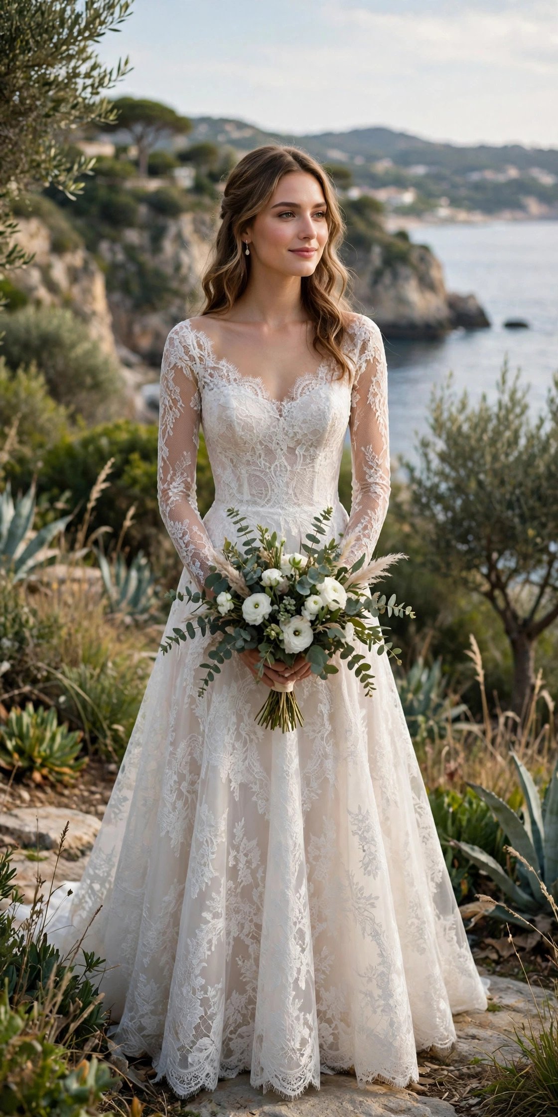 Stretch-Lace Fit-and-Flare With No Wrinkle Worry — destination wedding dresses idea for a 2027 wedding