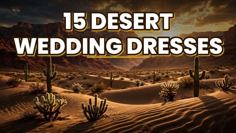 15 Desert Wedding Dresses (2027)