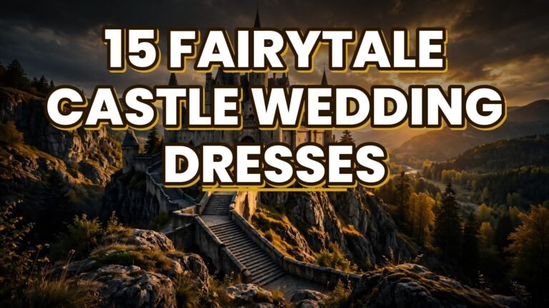 15 Fairytale Castle Wedding Dresses (2027)